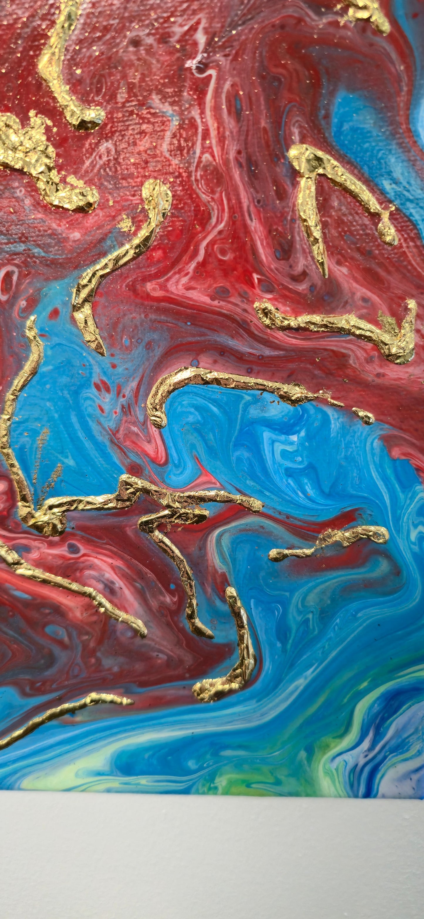 Polskie Żyły Są Złote – Obraz Abstrakcyjny 30x30 cm