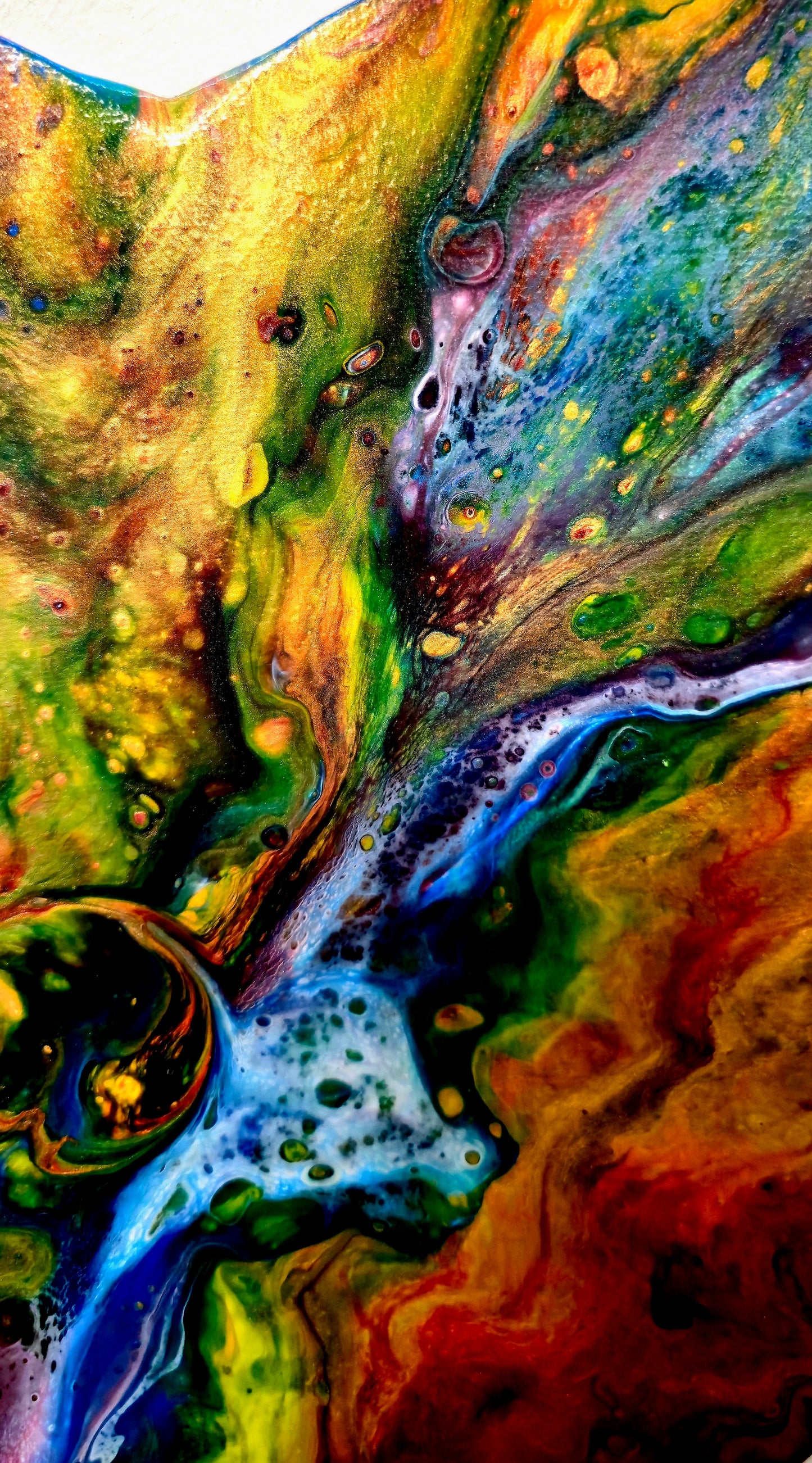 Kosmiczna Eksplozja – Obraz Abstrakcyjny Serce (30cm)