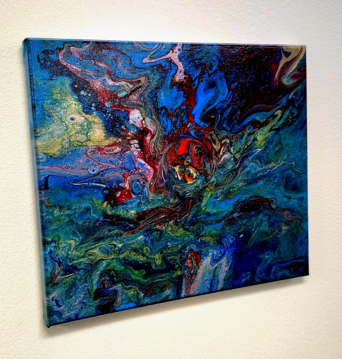 Podwodny Taniec – Obraz Abstrakcyjny (25x30cm)