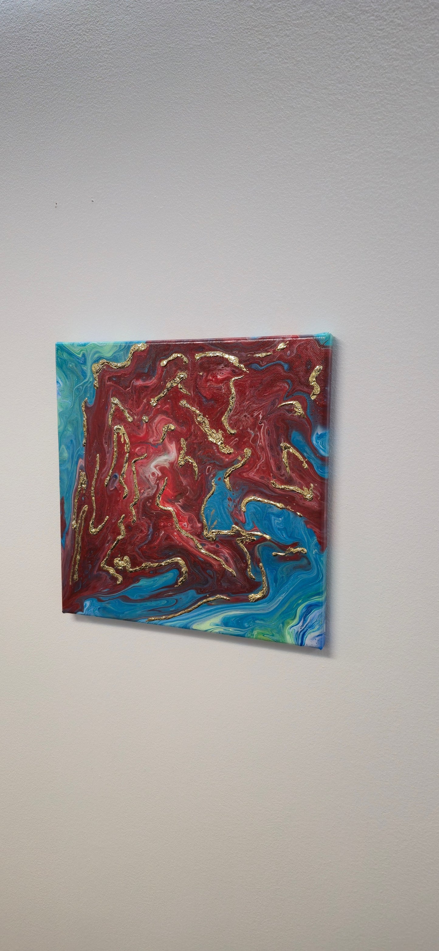 Polskie Żyły Są Złote – Obraz Abstrakcyjny 30x30 cm