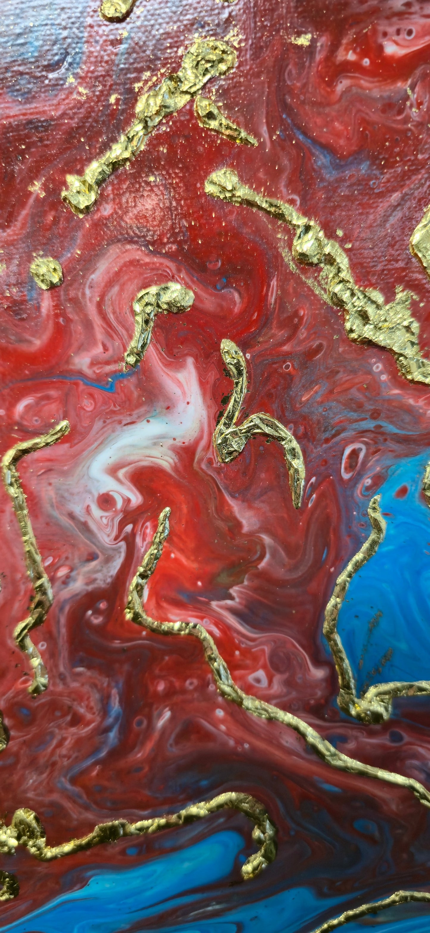 Polskie Żyły Są Złote – Obraz Abstrakcyjny 30x30 cm