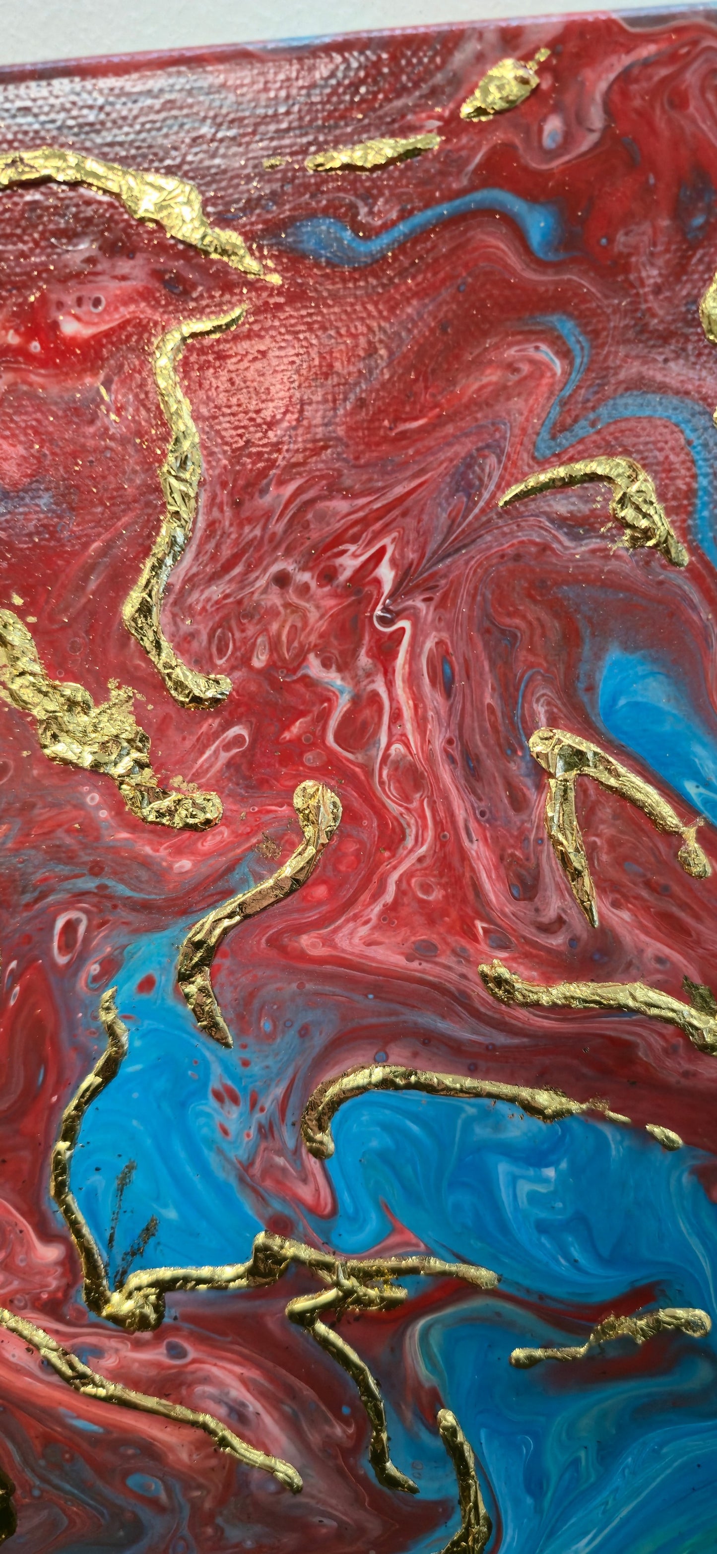 Polskie Żyły Są Złote – Obraz Abstrakcyjny 30x30 cm