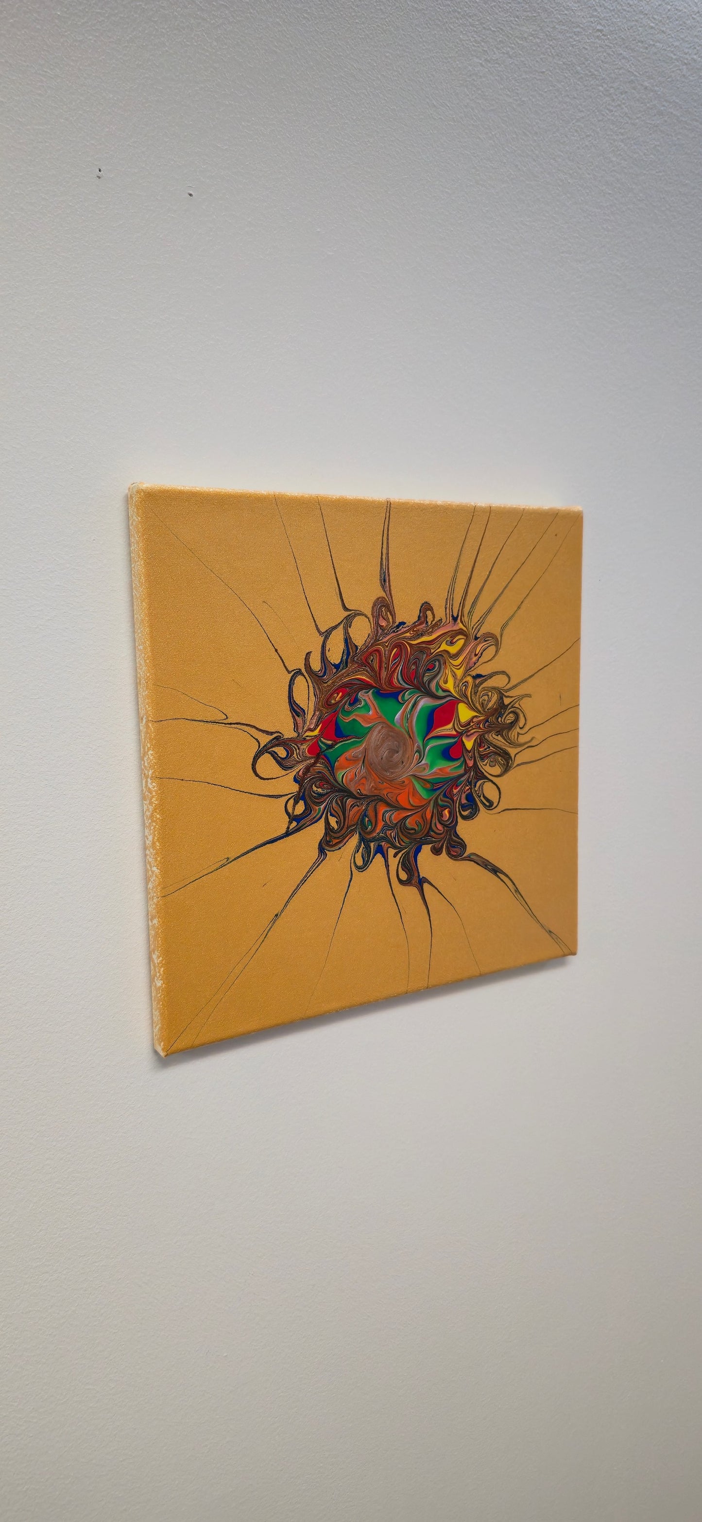 Psychodeliczne Oko – Obraz Abstrakcyjny 30x30 cm