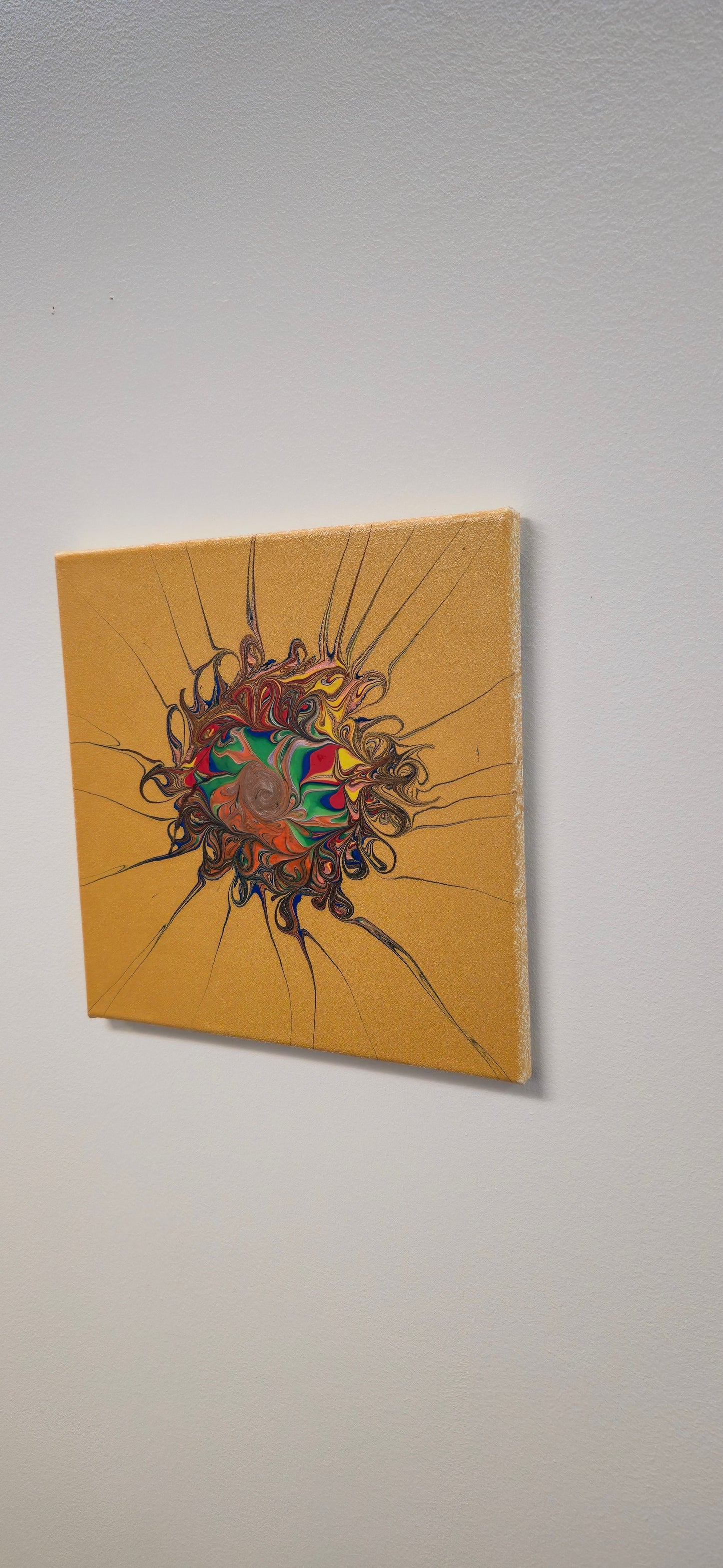 Psychodeliczne Oko – Obraz Abstrakcyjny 30x30 cm