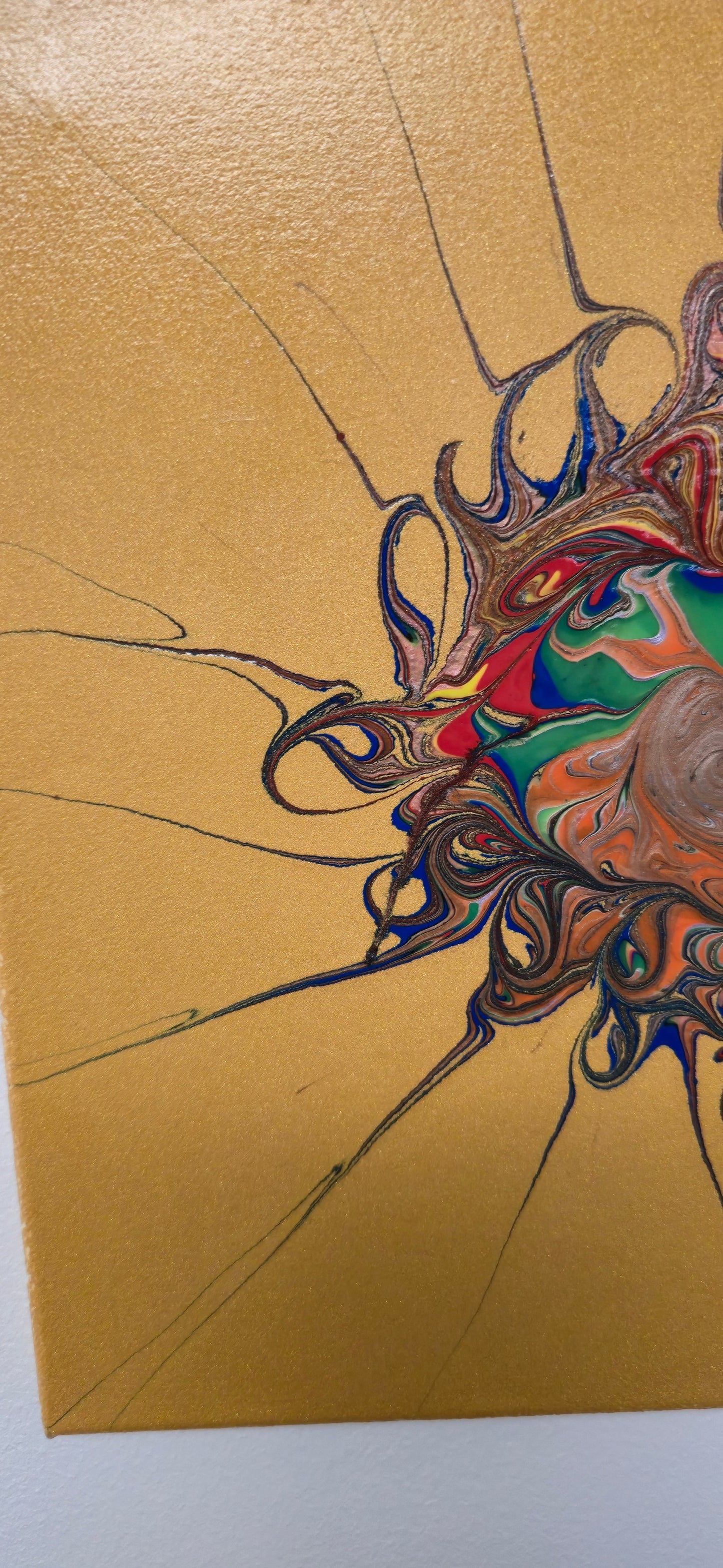 Psychodeliczne Oko – Obraz Abstrakcyjny 30x30 cm