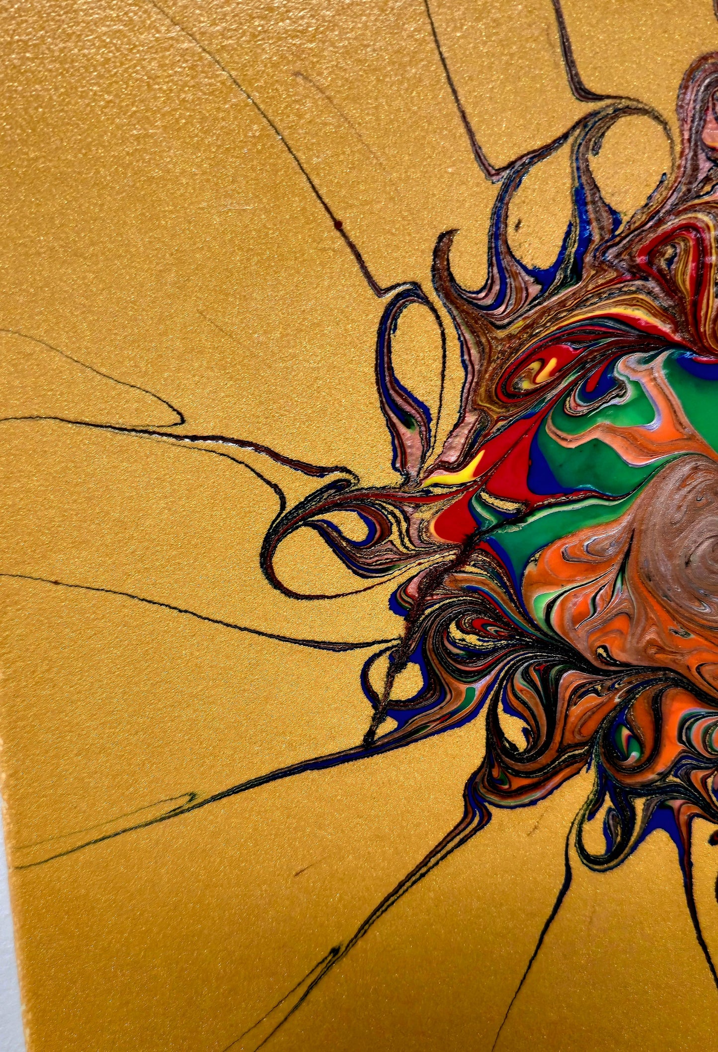 Psychodeliczne Oko – Obraz Abstrakcyjny 30x30 cm