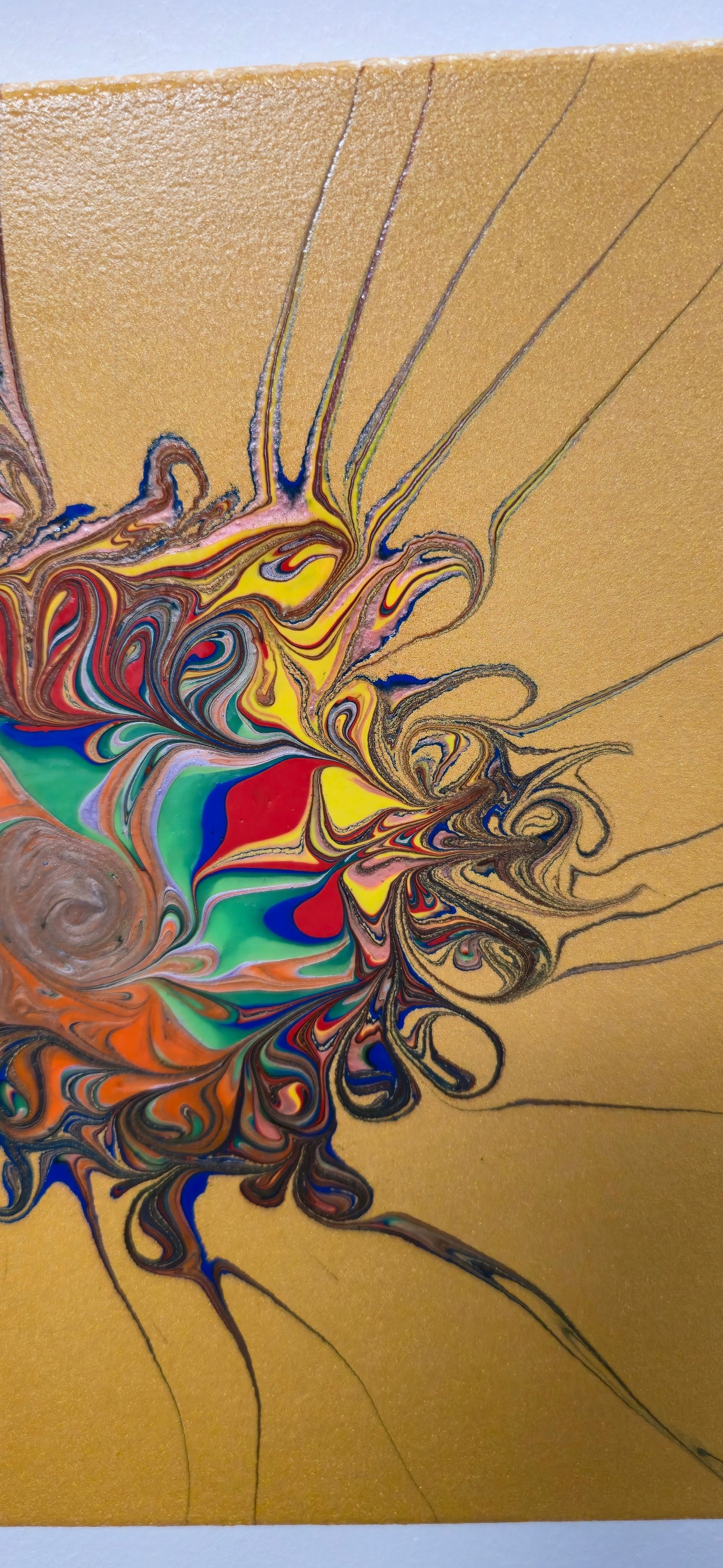 Psychodeliczne Oko – Obraz Abstrakcyjny 30x30 cm