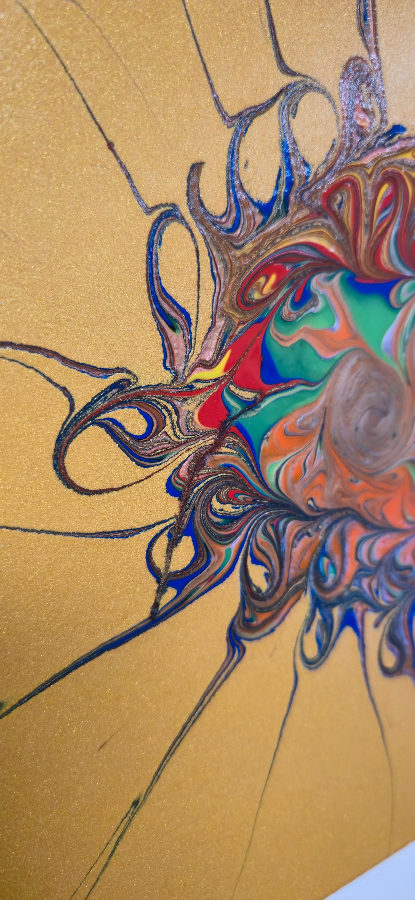 Psychodeliczne Oko – Obraz Abstrakcyjny 30x30 cm