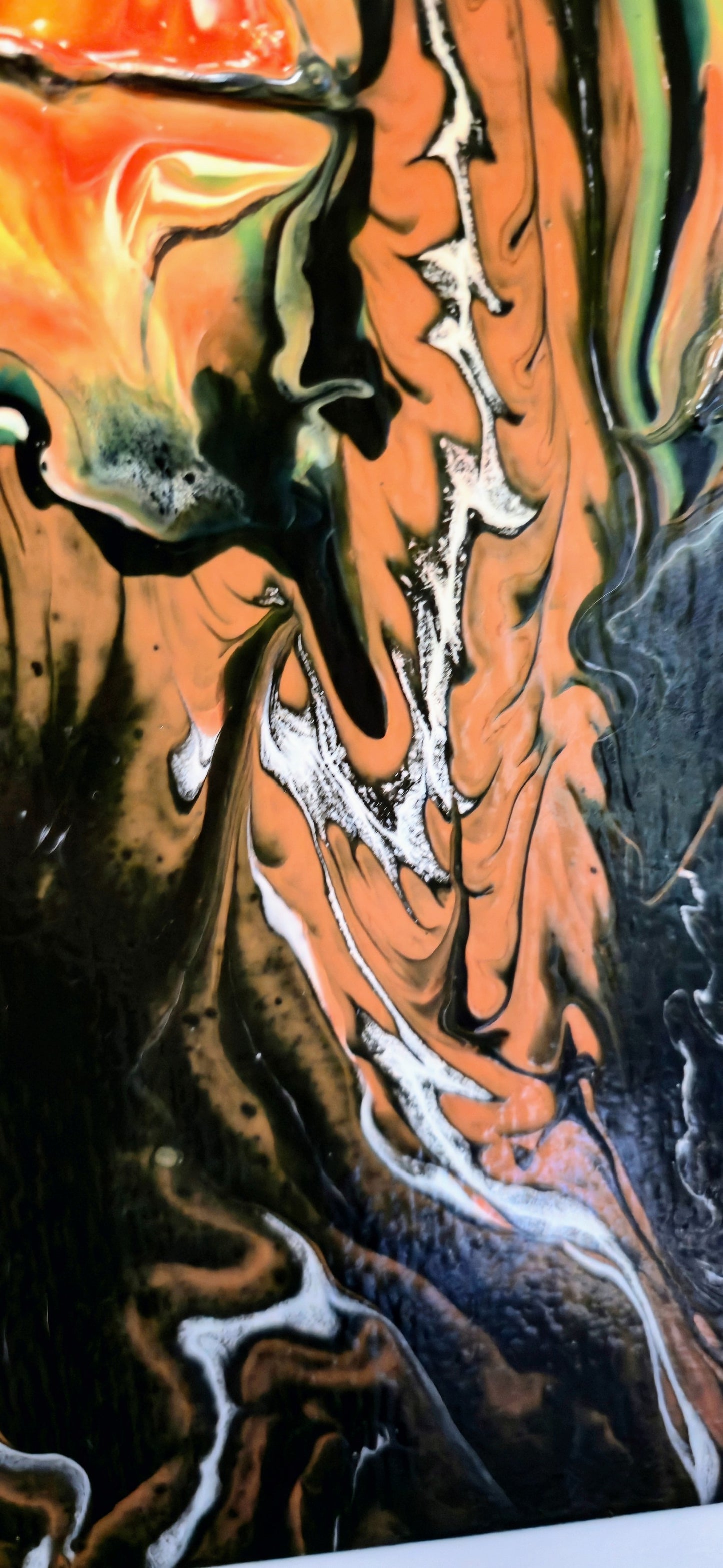 Wu-Tang Forever  – Obraz Mixed Media UV Pouring Art 50x70 cm