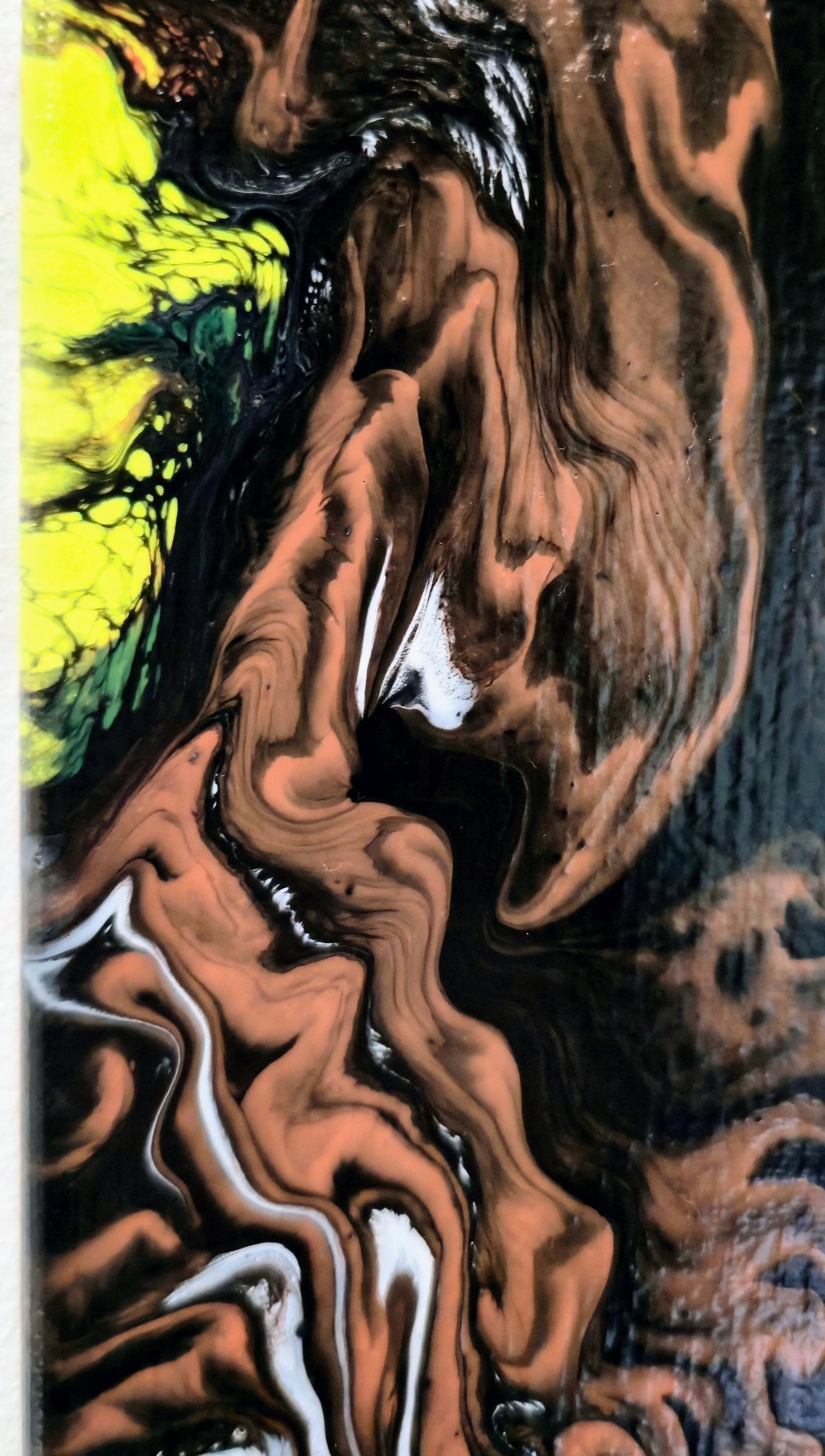 Wu-Tang Forever  – Obraz Mixed Media UV Pouring Art 50x70 cm
