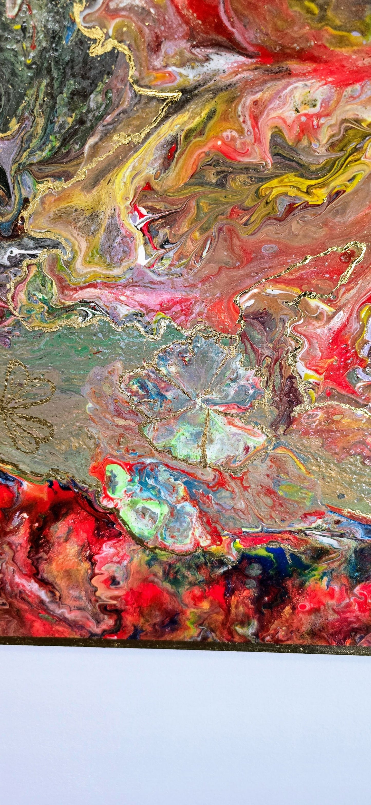 Ogród Wszechświata – Obraz Abstrakcyjny Mixed Media 90x120 cm