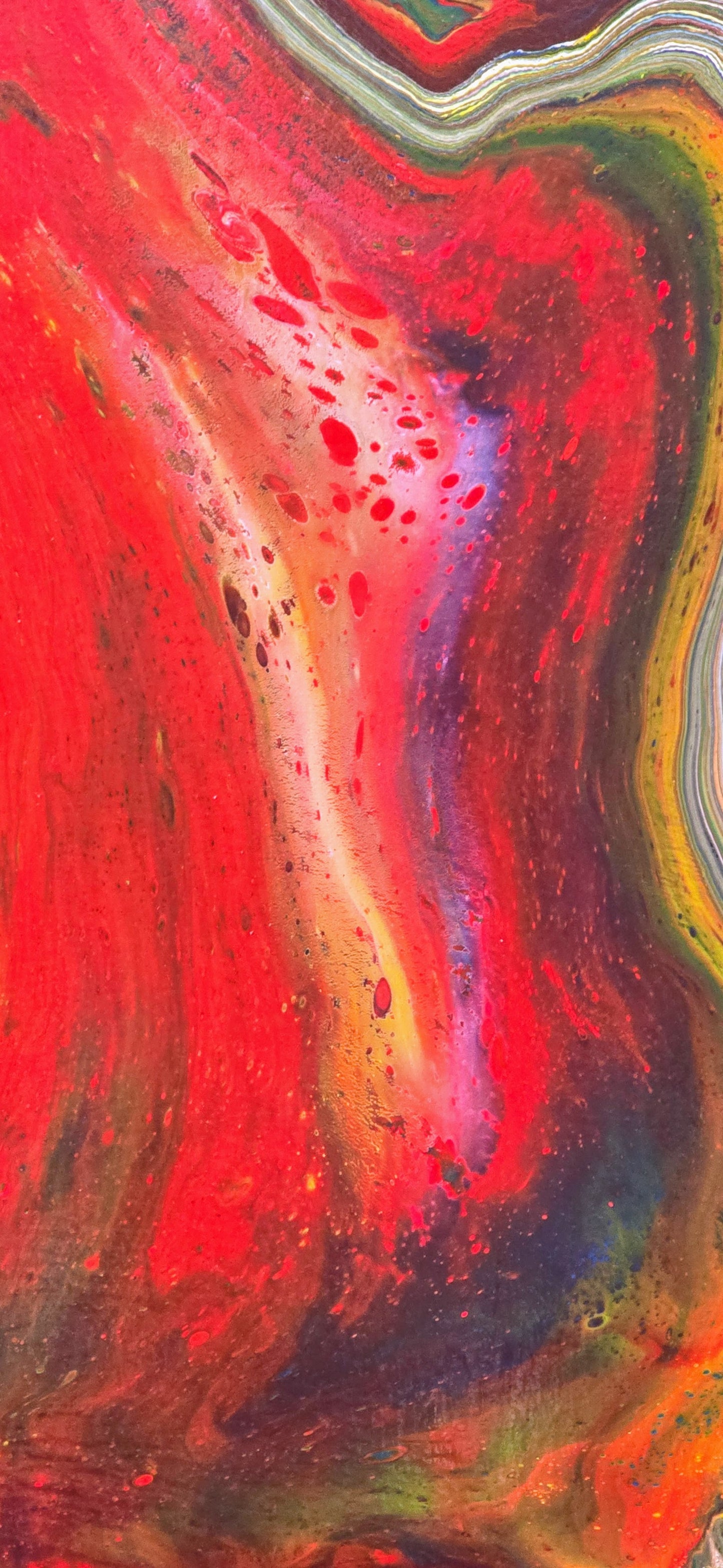 Portal do Innego Wymiaru – Obraz Abstrakcyjny Pouring Art 90x120 cm