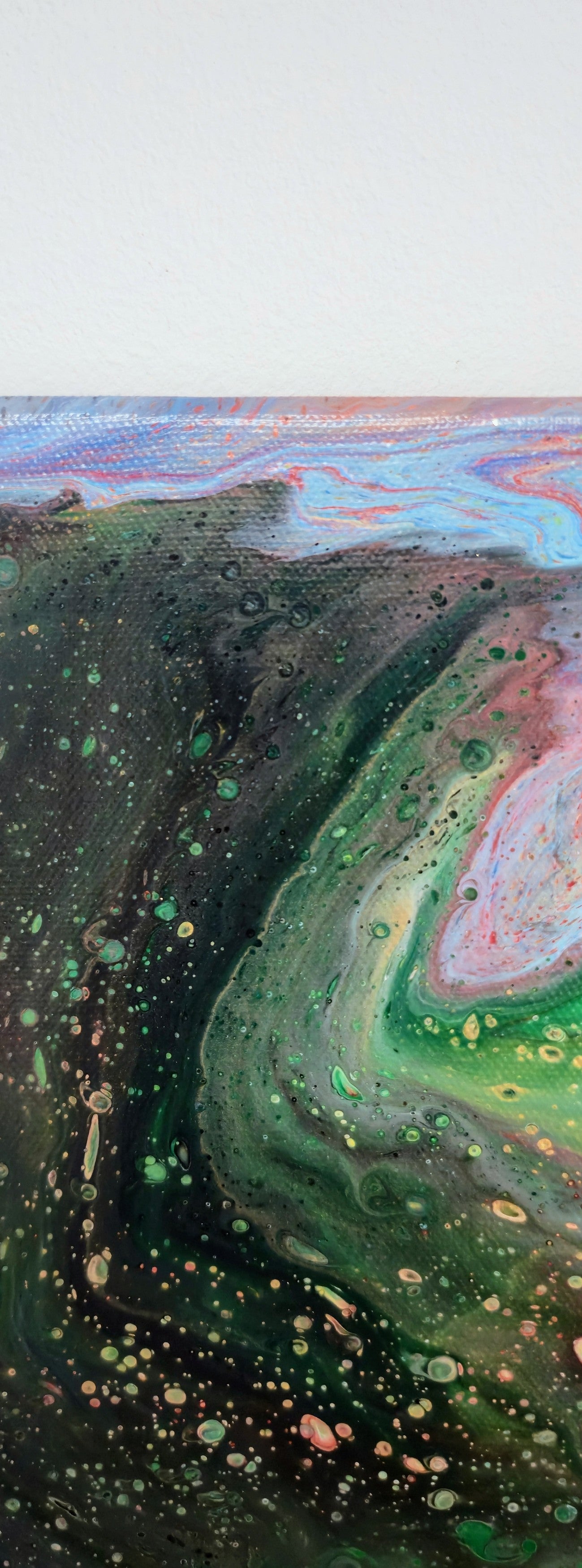 Otwarty Umysł – Obraz Abstrakcyjny Pouring Art 40x50 cm
