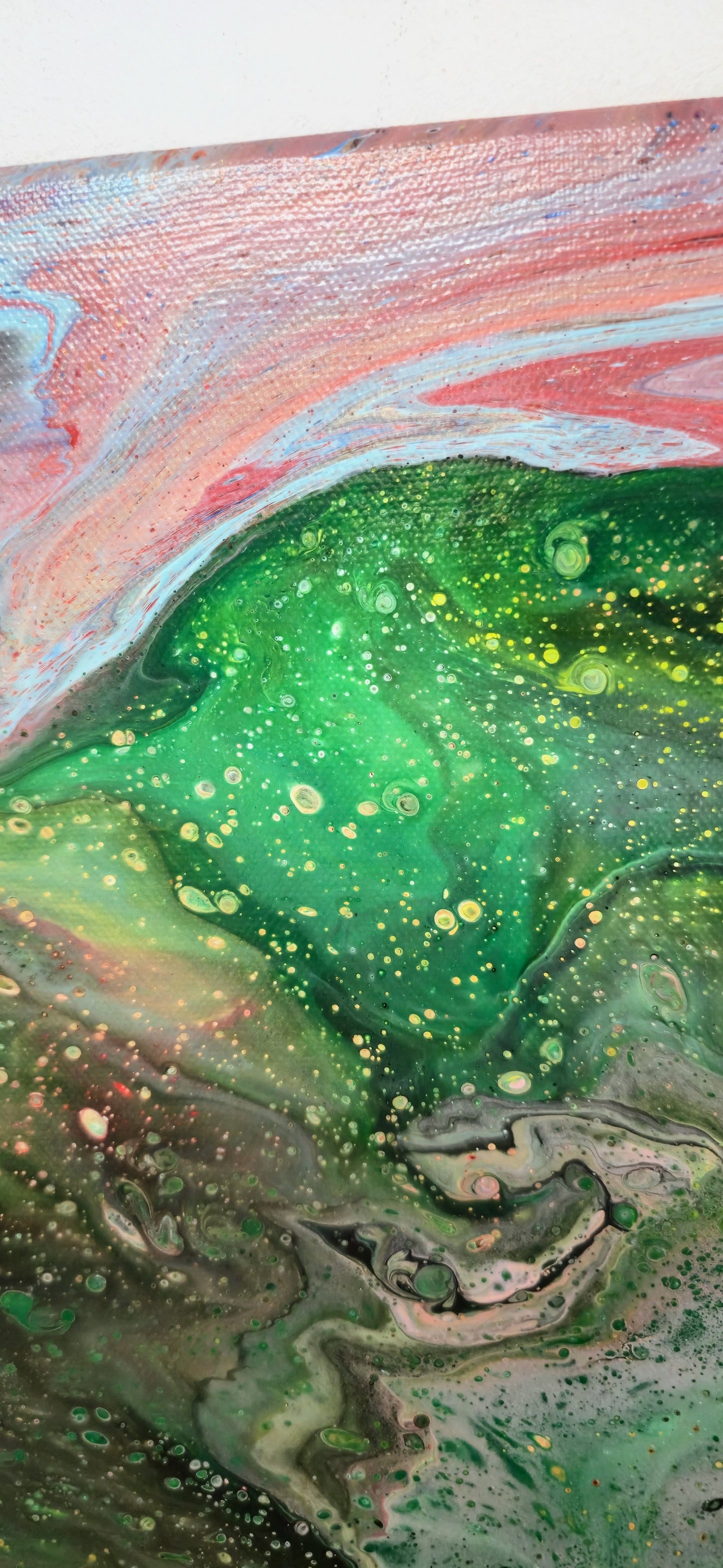Otwarty Umysł – Obraz Abstrakcyjny Pouring Art 40x50 cm