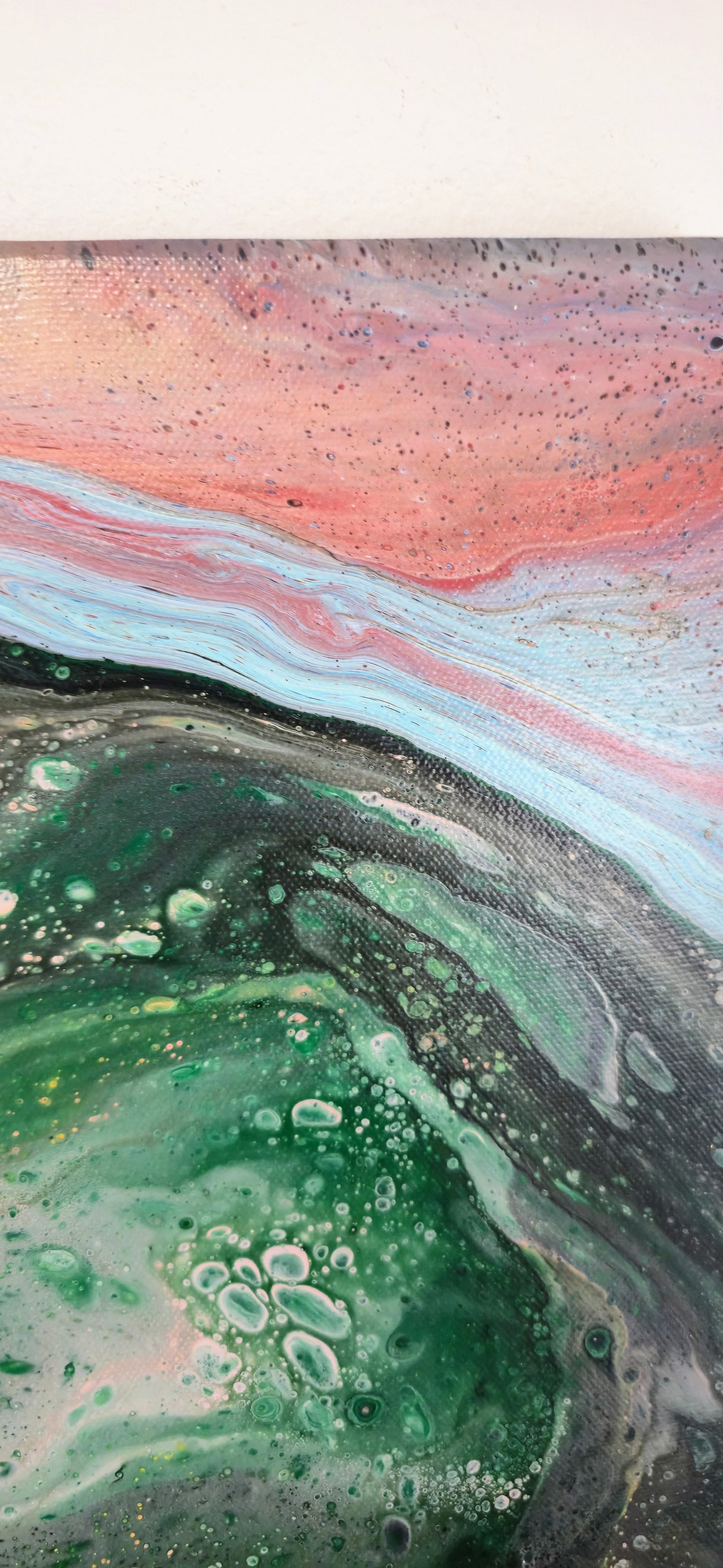 Otwarty Umysł – Obraz Abstrakcyjny Pouring Art 40x50 cm