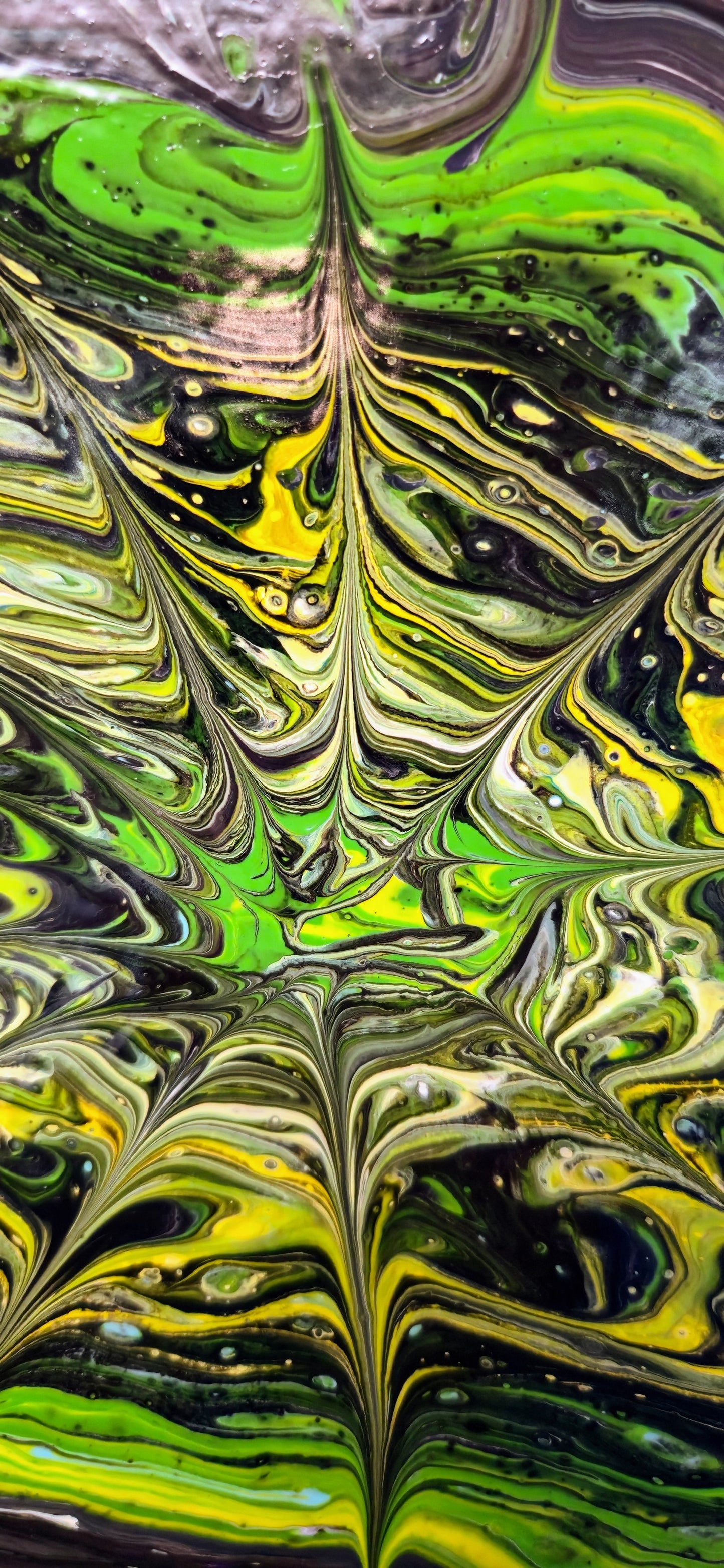Oko Natury – Obraz Abstrakcyjny Pouring Art 3D (40x50 cm)