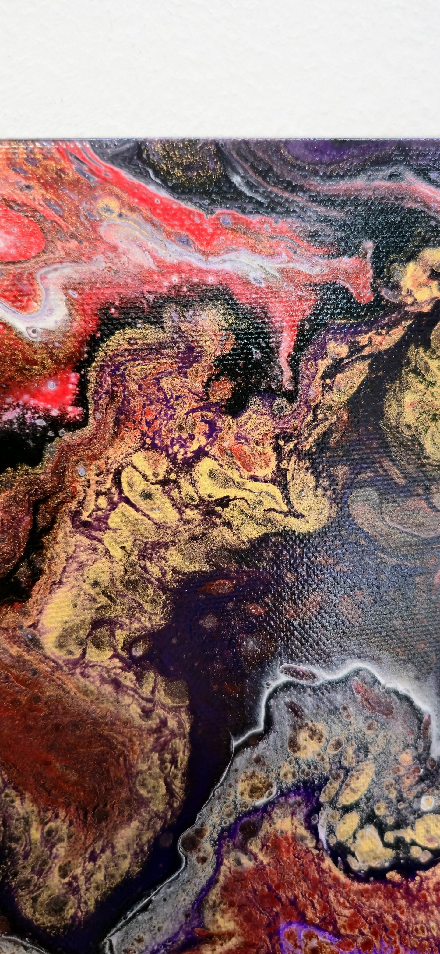 Kiedy Ego Się Się Gubi – Obraz Abstrakcyjny Pouring Art (40x50 cm)