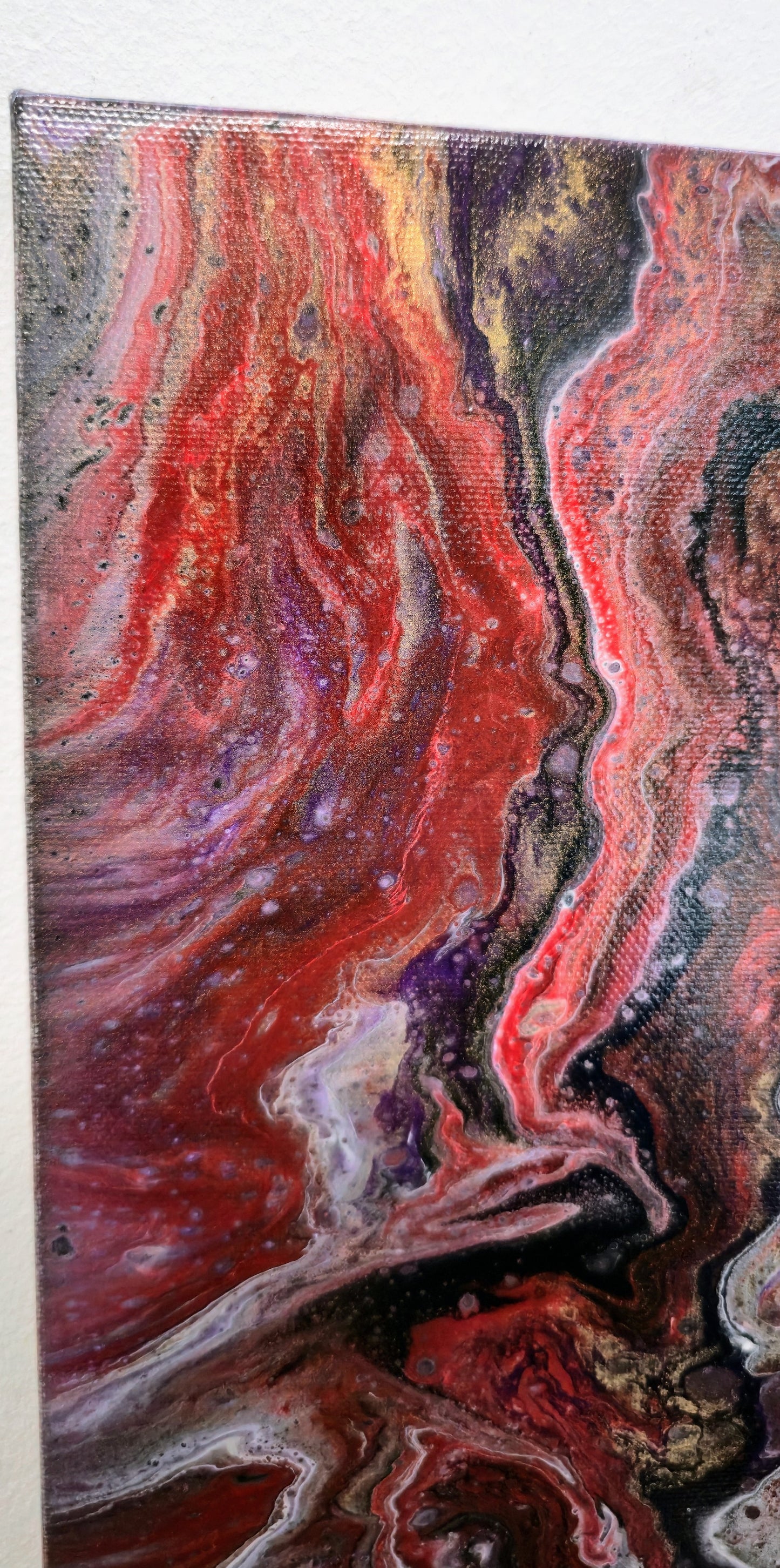 Kiedy Ego Się Się Gubi – Obraz Abstrakcyjny Pouring Art (40x50 cm)