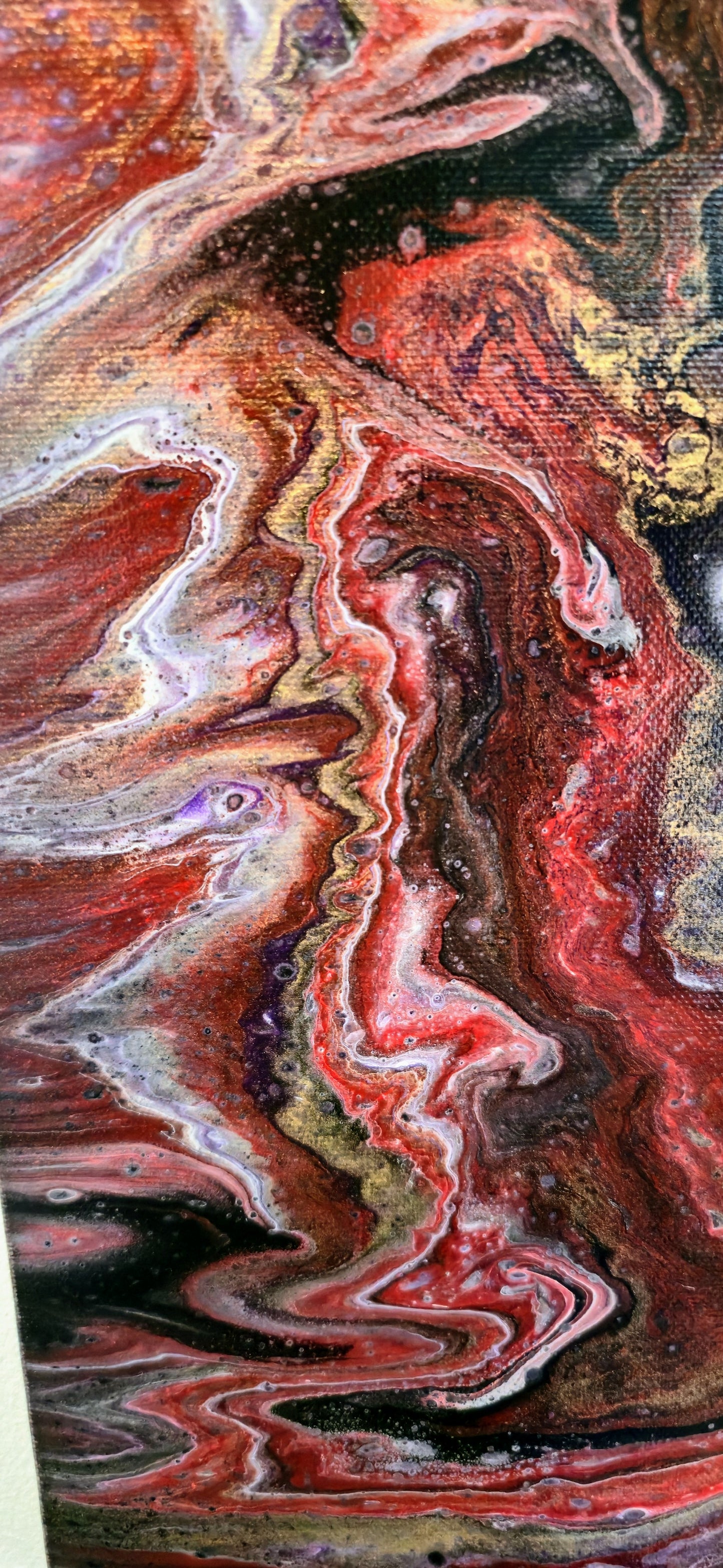 Kiedy Ego Się Się Gubi – Obraz Abstrakcyjny Pouring Art (40x50 cm)