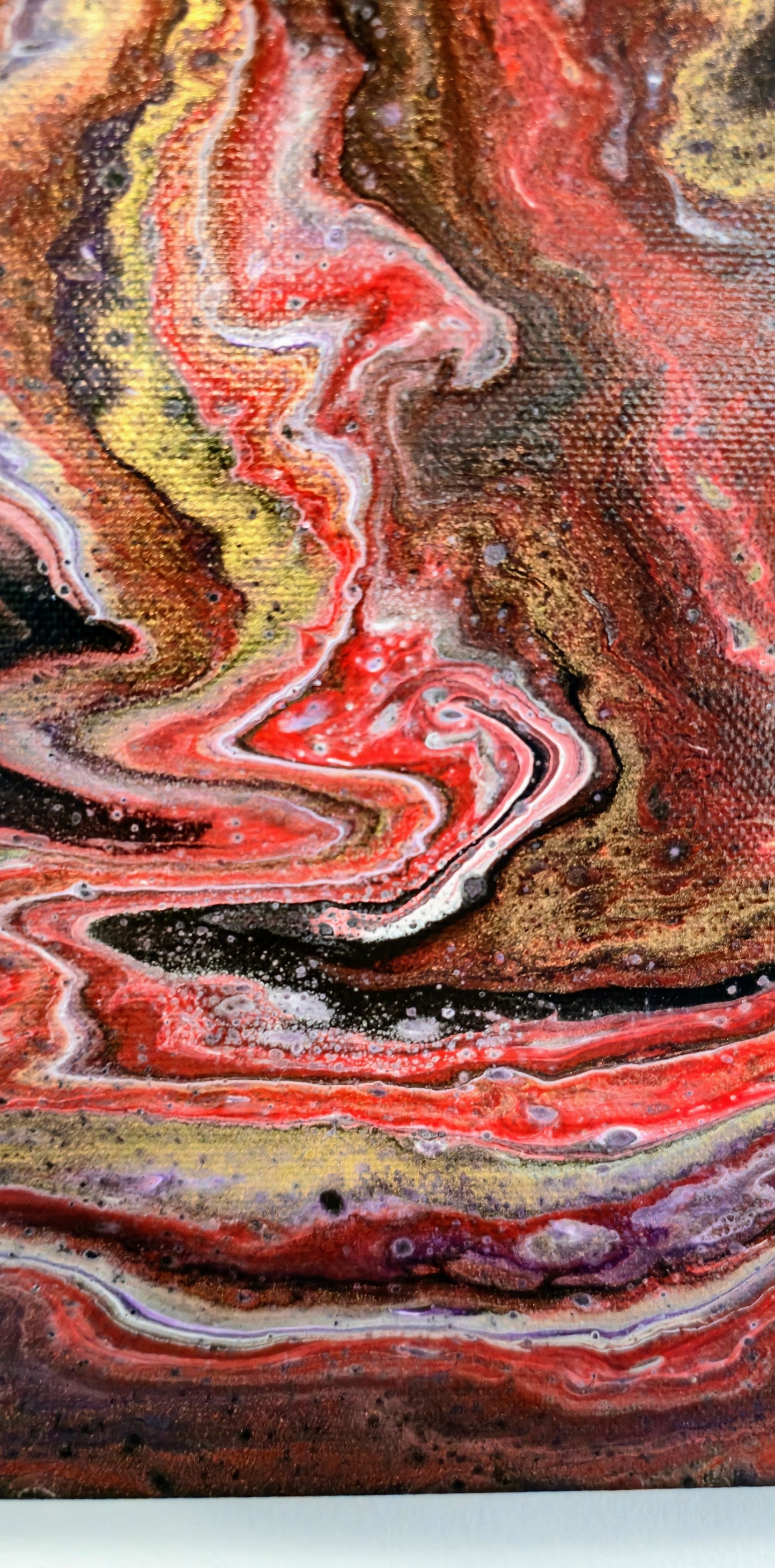 Kiedy Ego Się Się Gubi – Obraz Abstrakcyjny Pouring Art (40x50 cm)