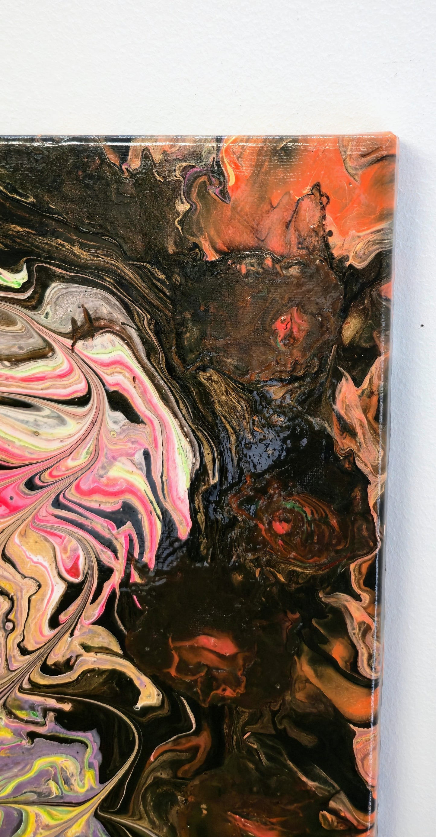 Wir Nieskończonych Możliwości – Obraz Abstrakcyjny Pouring Art (55x75 cm)