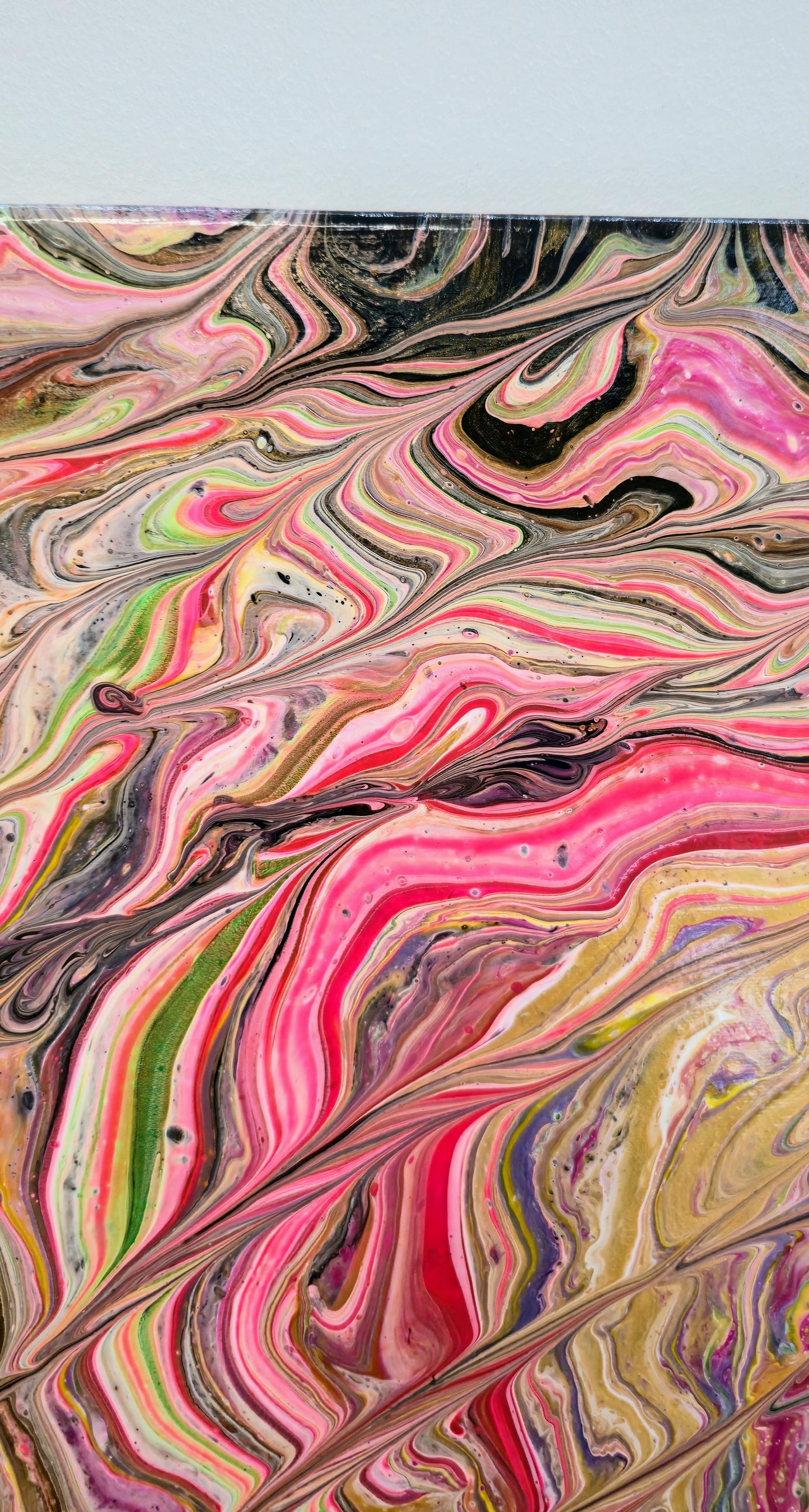 Wir Nieskończonych Możliwości – Obraz Abstrakcyjny Pouring Art (55x75 cm)