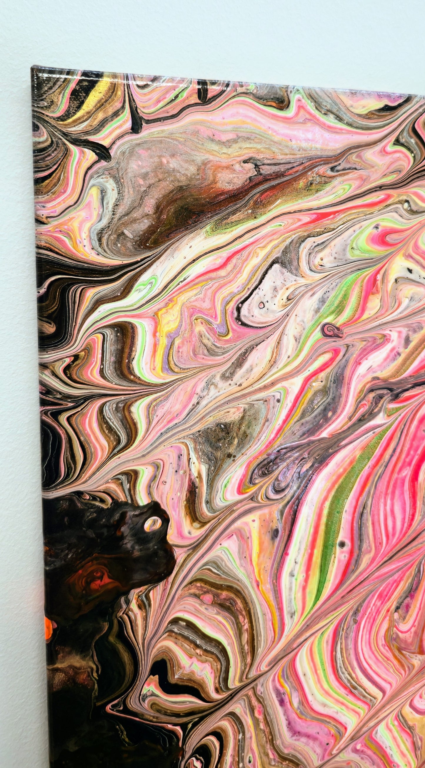 Wir Nieskończonych Możliwości – Obraz Abstrakcyjny Pouring Art (55x75 cm)