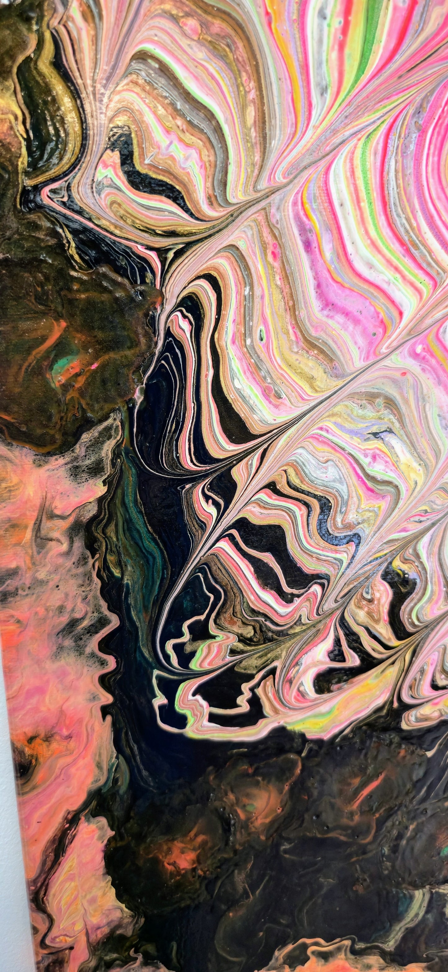 Wir Nieskończonych Możliwości – Obraz Abstrakcyjny Pouring Art (55x75 cm)