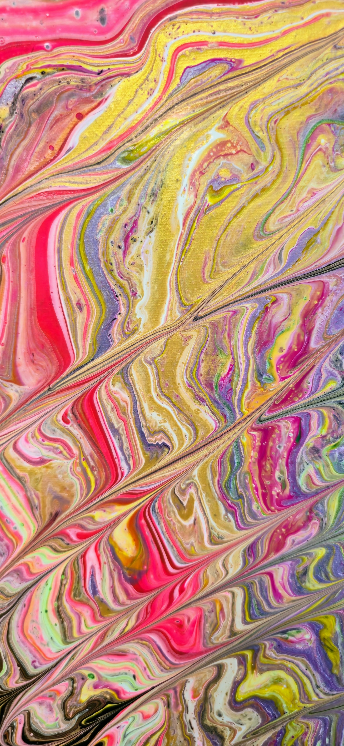 Wir Nieskończonych Możliwości – Obraz Abstrakcyjny Pouring Art (55x75 cm)