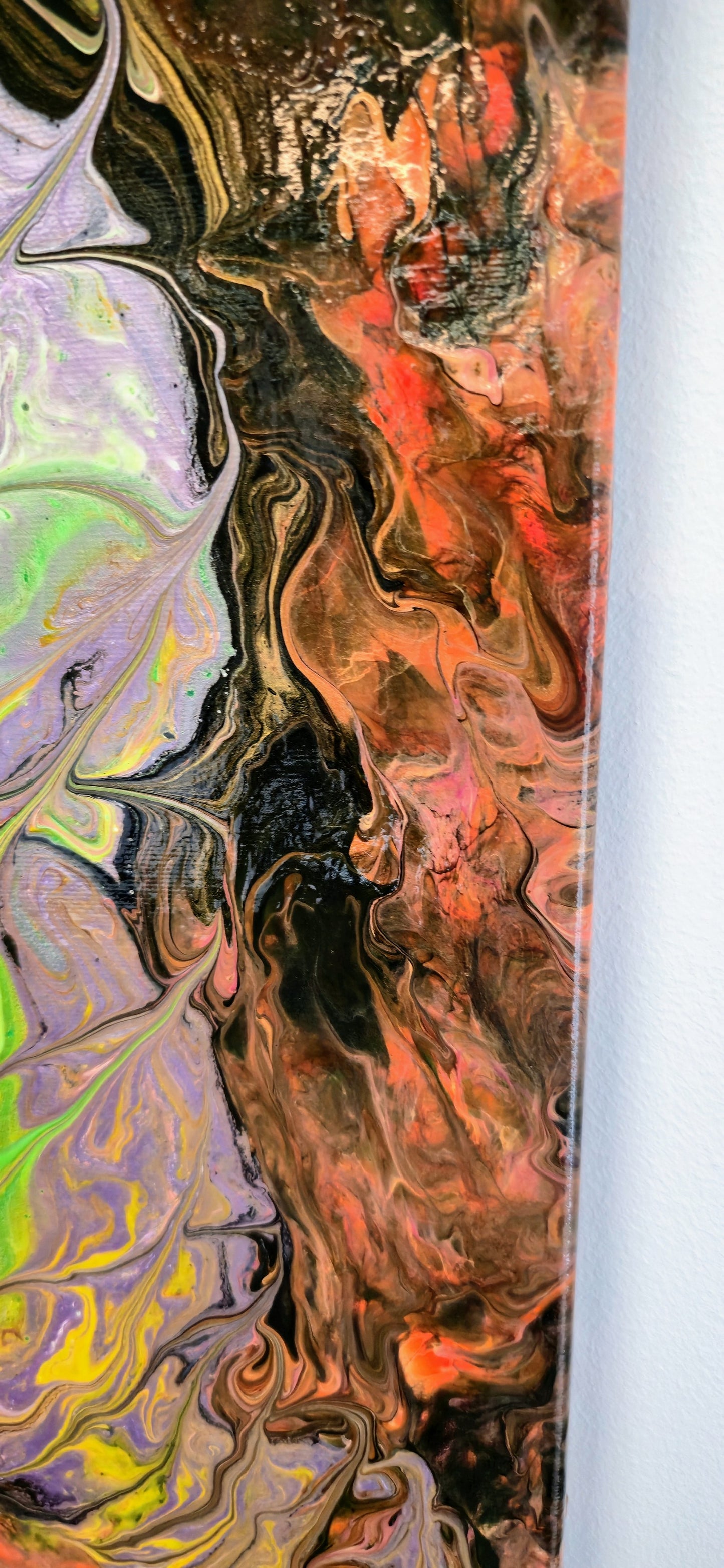 Wir Nieskończonych Możliwości – Obraz Abstrakcyjny Pouring Art (55x75 cm)