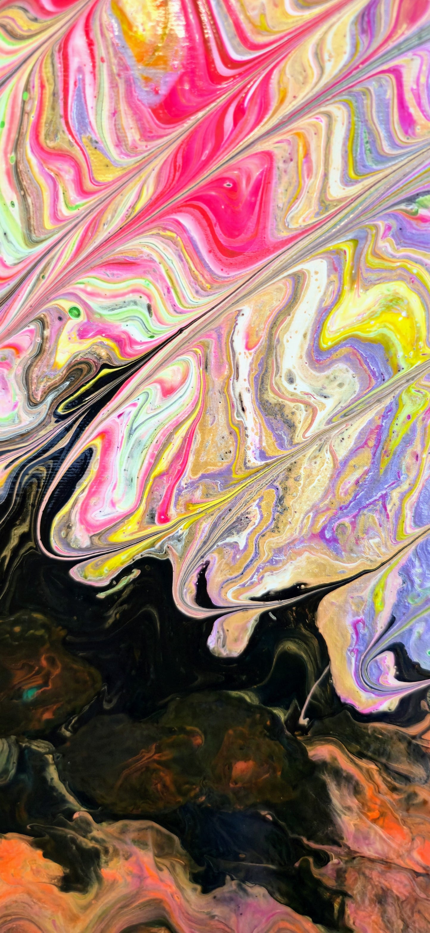 Wir Nieskończonych Możliwości – Obraz Abstrakcyjny Pouring Art (55x75 cm)
