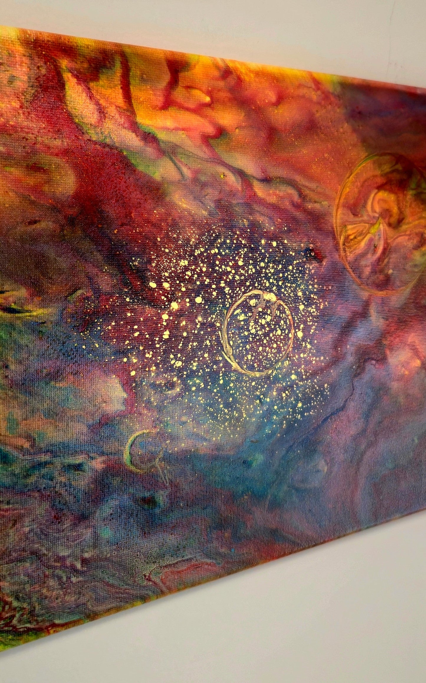 Obraz Kosmiczny Pejzaż 24x30cm - Abstrakcja Galaktyka